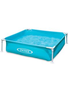 Intex mini frame opzetzwembad blauw